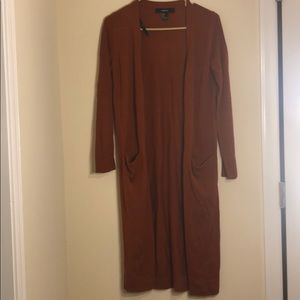 Burnt orange long sweater